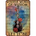 thumbnail image 1 of Placa de metal Vintage Ygjytge Guitarra Rosa Pintura Hierro Rectangular 20x30cm, 1 of 10