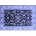 thumbnail image 1 of Ahgly Company Indoor Rectangle Oriental Blue Industrial Area Rugs, 2' x 3', 1 of 4