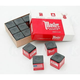 Original MASTER Billiard Chalk Oil Dry Chalk 12PCS – billiardsaint