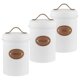thumbnail image 2 of Food Storage Jars Metal Spice Storage Tin White, 2 of 5