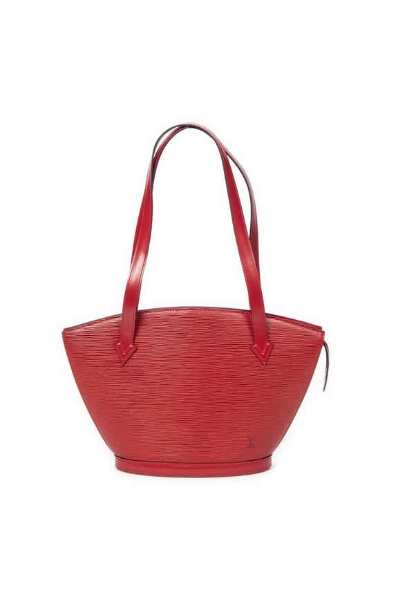 Pre-Owned Louis Vuitton Red St-Jacques Long Straps PM Shoulder Bag Epi