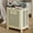 Beige, variant on COSTYLE Collapsible Laundry Basket with Wheels and Handle, Plastic Foldable Laundry Hamper, Versatile Portable Storage Basket, Durable and Practical for Laundry and Bathroom