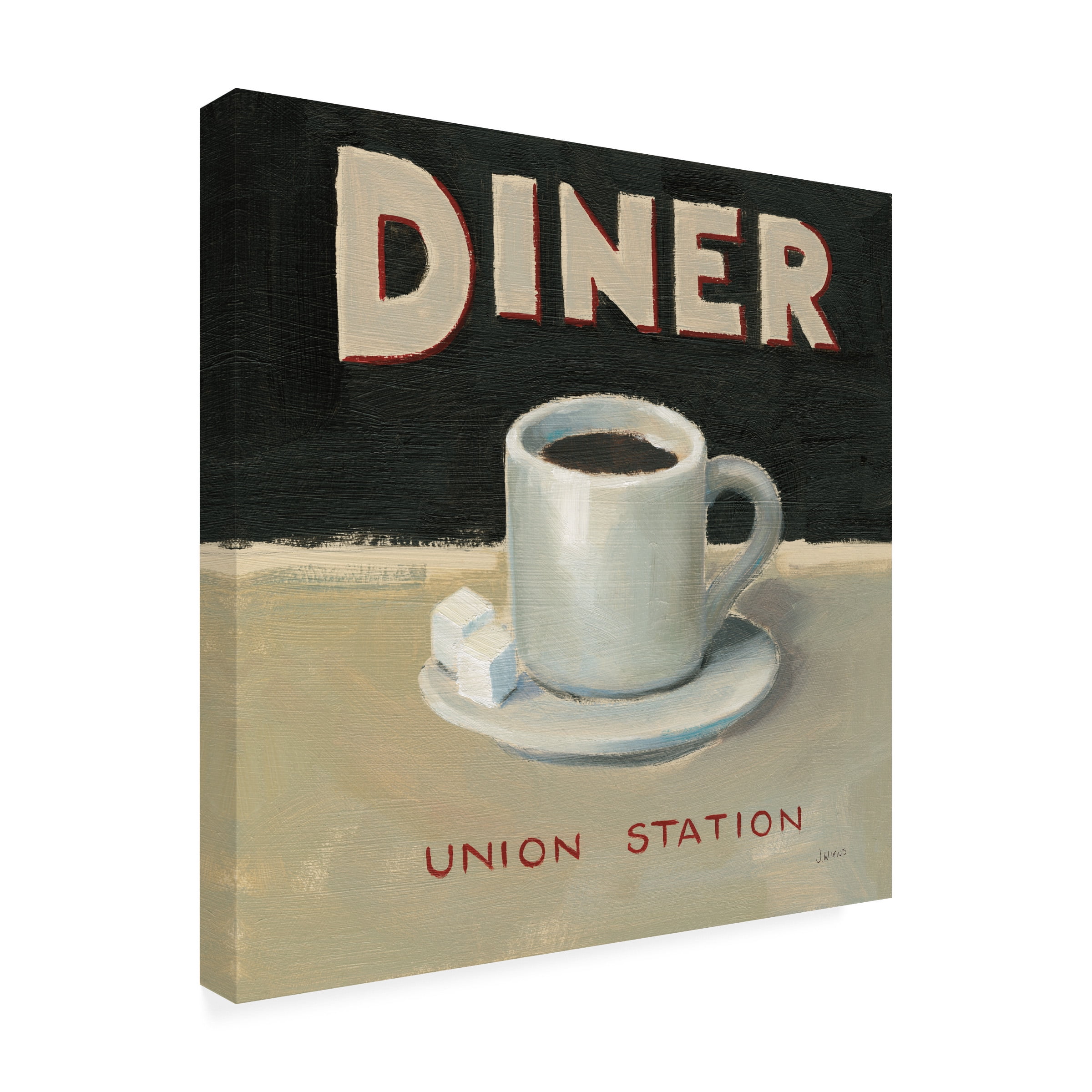 James Wiens 'Coffee Spot II' Canvas Art