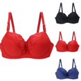 thumbnail image 4 of PENGXIANG Soutien-Gorge Élastique en Dentelle Imprimée Colorée pour Femme, 4 of 4