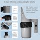 thumbnail image 2 of Cat litter scoop, cat litter scoop with holder Large capacity waste collector, portable pet supplies trash can for household indoor and outdoor use., 2 of 5