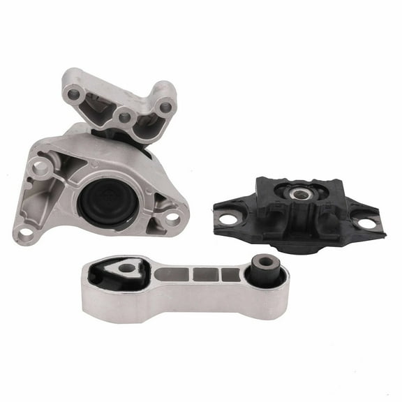 3Pcs Fits Fiat 500 1.4L 2012-2018 Engine Motor &Trans Mount w/Torque Strut Mount