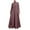 Pink Dress for Women, variant on HAPIMO Women's Maxi Plus Size Basic Dress Sale Solid Winter High Neck Elegant Casual Comfy Trendy Holiday Long Sleeve Autumn Dresses Brown S