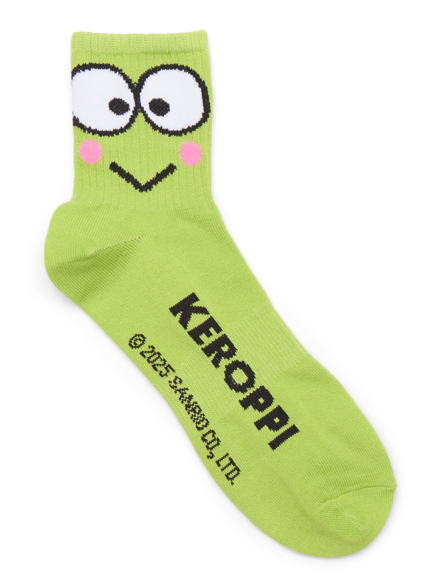 Hello Kitty Men's Quarter Crew Ankle Socks, 6-Pack, Shoe Sizes 8-12