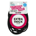 thumbnail image 3 of Scunci Nylon Elastic Hairbands With Larger Opening and Better Stretch for Extra-Thick Hair in Black, 10ct, 3 of 8