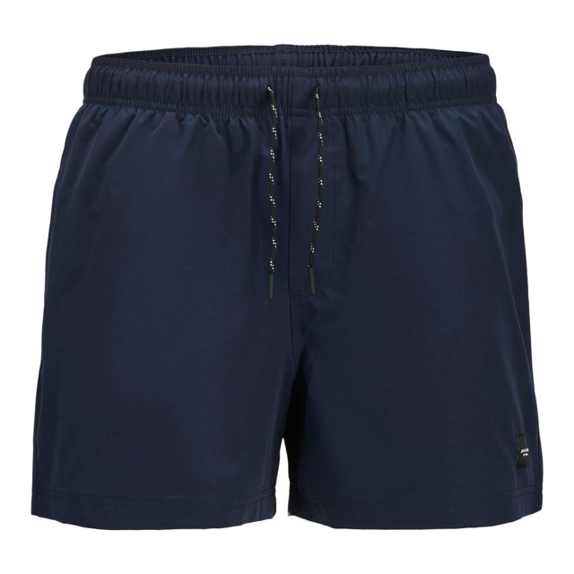 JACK&JONES Traje de baño hombre - JPSTMAUI JJSWIM SOLID AKM SN, bañador Azul oscuro S (Small)