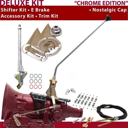 American Shifter FMX Shifter Kit 23 in. E Brake Cable Clamp Clevis Trim Kit for D082A
