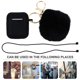thumbnail image 5 of 1 juego de funda de silicona para auriculares inalámbricos con llavero compatible con Airpods 1/2, 5 of 5