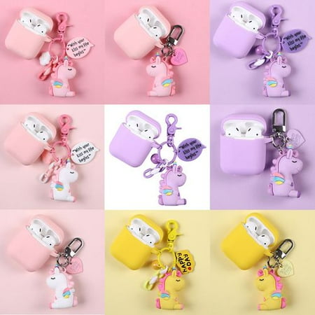 KABOER - KABOER Silicone Airpods Case with Unicorn