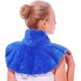 thumbnail image 1 of Microwave Neck and Shoulder Heat Pad with Lavender Aromatherapy, Blue, 1 of 5