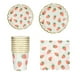 thumbnail image 1 of Juego de vajilla desechable de 40 piezas, platos, tazas, pajitas y servilletas: 8 platos llanos, 8 platos de postre, 8 tazas, 16 servilletas para P Xemadio LRWJ664-2, 1 of 6