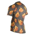 thumbnail image 3 of joogoo Flaming Basketballs Men's Cycling Jerseys Mountain Bike Short Sleeve Tops 3XL, 3 of 7