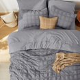 thumbnail image 3 of Juego de Ropa de Cama Bedsure Completo King Size a Cuadros 7 Piezas, 3 of 8