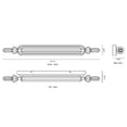thumbnail image 2 of 49019-025 Eurofase Lighting Lansdowne - 45W 1 LED Bath Vanity-4.38 Inch Tall and 39 Inch Wide-Nickel Finish, 2 of 2