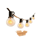 thumbnail image 1 of Guirnalda De Luces  Bloosom 25 Focos De Exterior Vintage Impermeable Negro, 1 of 5