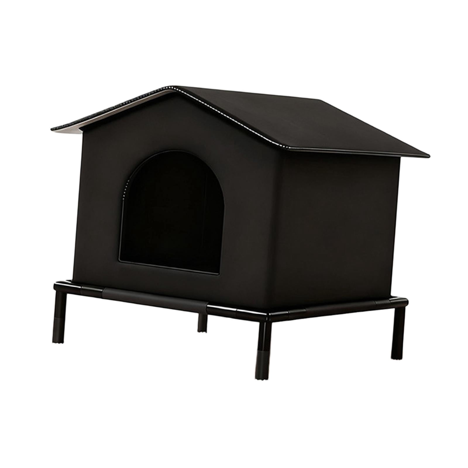 EHJRE Outdoor Cat House Feral Shelter Kitty Tent Windproof Weatherproof Portable Insulated Enclosure Pet House for Stray Cats Suitable for Porch Garden Barn Community S
