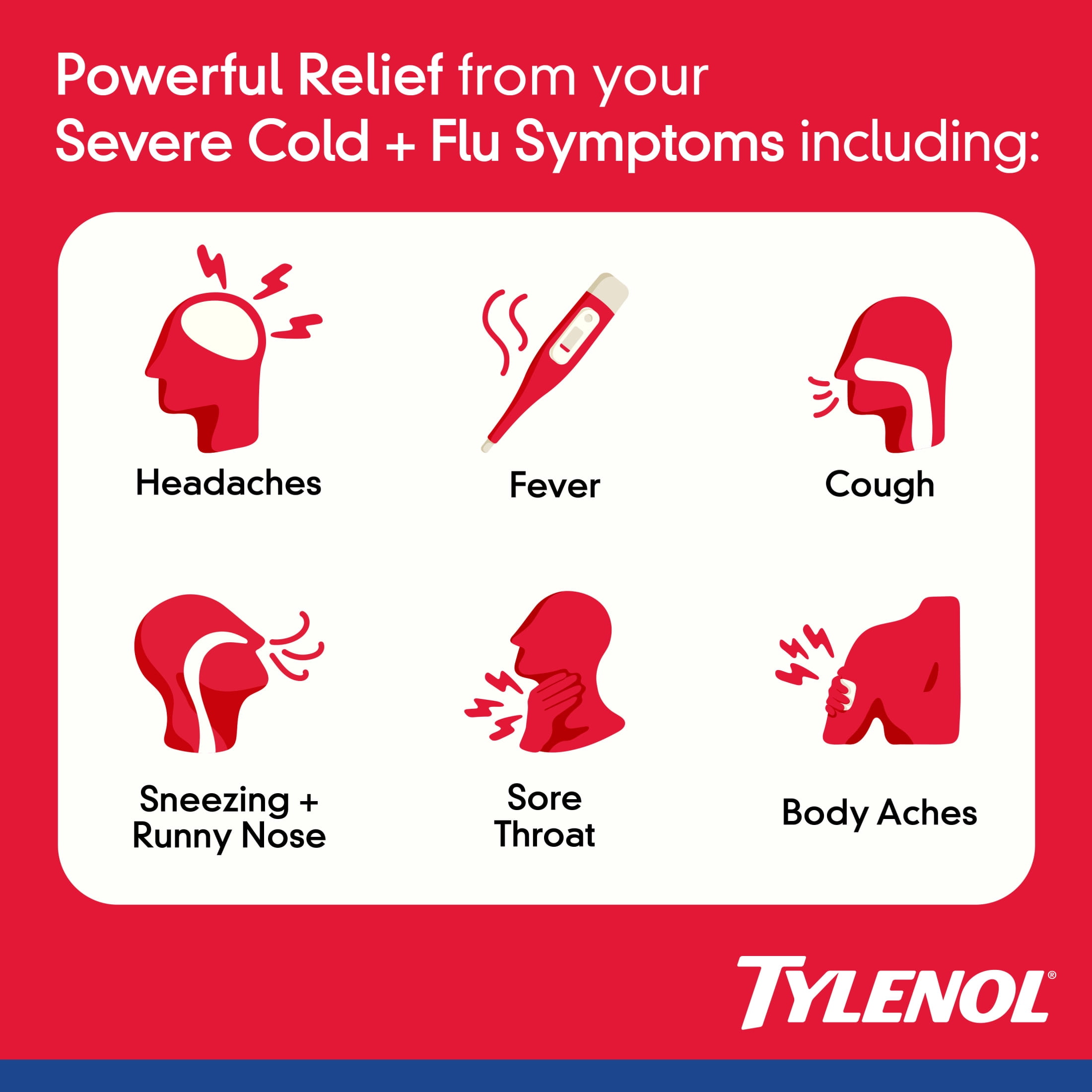 Tylenol Extra Strength Cold + Flu Multi-Symptom Night Liquid Cold Medicine