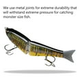 thumbnail image 4 of Bassdash SwimShad Glide Baits Jointed Swimbait Bass Pike Salmon Trout Muskie Fishing Lure 4.5in /18.5g, 4 of 7