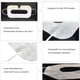 thumbnail image 4 of Máscara de realidad virtual desechable de diseño universal, máscara de realidad virtual sanitaria de tela no tejida, protección contra el sudor suave y transpirable, uso cómodo (100 piezas), 4 of 6