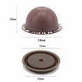 thumbnail image 2 of Reusable Coffee Capsules for Nespresso Vertuo – 5pcs Pods with Silicone Lids, Free Spoon & Brush, 2 of 5