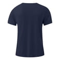 thumbnail image 4 of Men's T-Shirts Soft Summer Pineapple Print Round Neckline Short Sleeve Slim Fit Casual Breathable Tshirt, 4 of 4