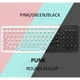 thumbnail image 5 of Atado Con Alambre USB Ergonómico Del De 96 Llaves Para el ordenador Del Ordenador Portátil Del Ordenador Rosado Hugo Teclado con cable, 5 of 10