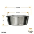 Neater Pet Brands Stainless YPF5 Steel Dog and Cat Bowls (2 Pack