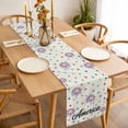 thumbnail image 3 of American Independence Day Table Runner - 90 Inch Long, Kitchen Dining Table Runner Dresser Scarves, Retro Fireworks Stars Farmhouse Decor for Coffee Tables Wedding Party Banquet, 3 of 8