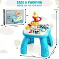 thumbnail image 3 of HLONK Baby Activity Table Learning Table - Educational Learning Musical Toys & Baby Standing Activity Center  Musical Instruments for Toddlers 1-3  Boy and Girl Birthday Gift Baby Toys 6, 3 of 7