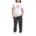 thumbnail image 5 of CafePress - Seahorses Heart Women's Light Pajamas - Women's Short Sleeve Print T-Shirt and Pants Light Cotton Pajama Set, 5 of 7