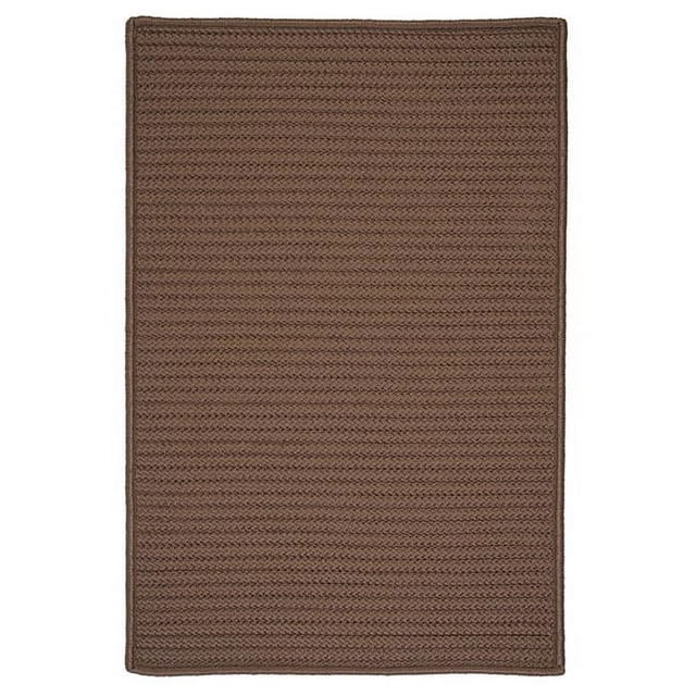 Colonial Mills Rug H286R144X180S Simply Home Solid - Cashew 12 ft. x15 ft. Braided Rug