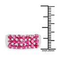 thumbnail image 3 of 1.68 Carat Genuine Ruby .925 Sterling Silver Ring QJ Model, 3 of 4