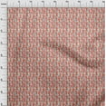 thumbnail image 4 of oneOone Georgette Viscose Red Fabric Asian Sewing Craft Projects Fabric Prints By Yard 42 Inch Wide, 4 of 5