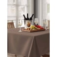 thumbnail image 6 of Pure Brown Table Cloth, Simple Solid Color Waterproof Tablecloth for Rectangle Tables, Reusable Washable Fabric Table Cover for Restaurant Kitchen Dining Tables 52"x70", 6 of 6