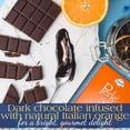 thumbnail image 4 of Perle di Sole Italian Orange Dark Chocolate-Extra Dark Chocolate Bar with Natural Orange Flavor-Gourmet Artisan Chocolate Made in Italy-Perfect as a Gift or After-Meal Treat (3.5 oz | 100 g) 2-Pack, 4 of 7