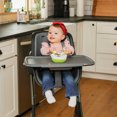 4moms High Chair with Tray, Black/Grey