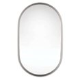 thumbnail image 7 of Regina Andrew 21-1088STL Canal 24"W X 40"H Oval Flat Stainless Steel Framed Accent Mirror, 7 of 7