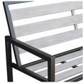 thumbnail image 3 of Numark Powder Coated Steel Montgomery Park Bench for Outdoor Garden Furniture, 3 of 5