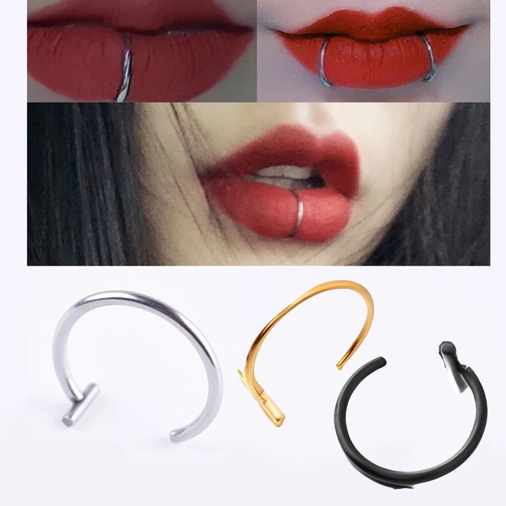 Lip Rings & Lip Jewelry. Labret And Ring Style Body Jewelry