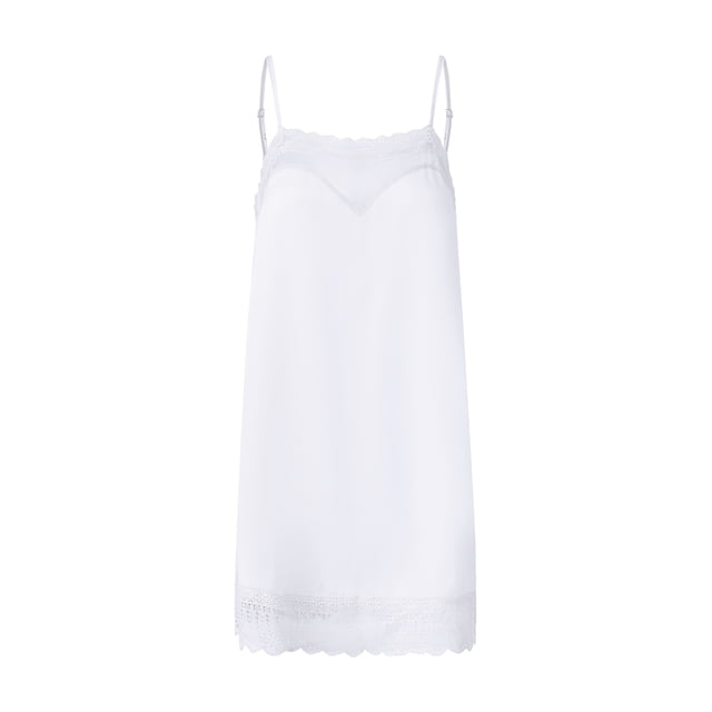 Argulvti Robe Cami en Dentelle Patchwork pour Femmes, Encolure Carrée Ajustée, Bretelles Spaghetti, Mini Robes