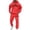 Watermelon Red&33^0709K, variant on Fabrcox M-5XL Sweatsuits for Men 2 Piece Fleece Lined Hoodie Sweatpants Set Causal Athletic Gym Sweatshirt Joggers Mens Track Suit Set 5XL