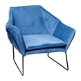 thumbnail image 1 of Sofá para casa de muñecas a escala 1/6, accesorios para casa de muñecas, adorno creativo y resistente. Azul, 1 of 9