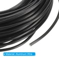 thumbnail image 3 of Uxcell Bonsai Training Wire, Floral Wire Stems Anodized Aluminum Tree Wire for Gardening Branch Fixing Black 2.5mm x 60ft, 3 of 6