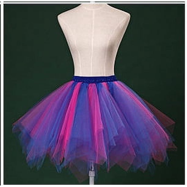Falda semiballet sin hueso para actuación en el escenario, falda de pueblo, falda de vestido de novia de color