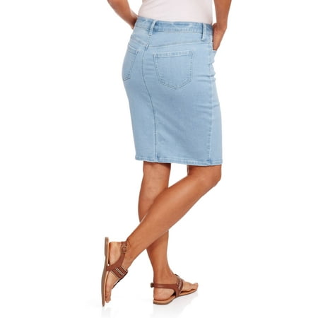 Nevermind - Women's Uptown Denim Pencil Skirt - Walmart.com - Walmart.com