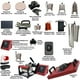 thumbnail image 2 of Combo 17 En 1 EV Technologies plancha sublimacion color roja y 150 articulos, 2 of 8